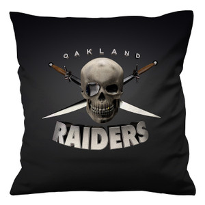 OAKLAND RAIDERS ICON Cushion Case Cover OAKLAND RAIDERS ICON Cushion Case Cover
