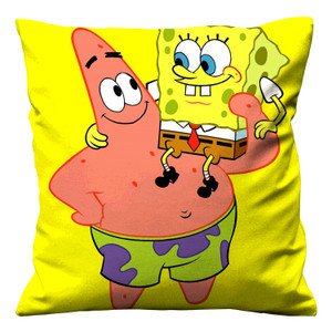 PATRICK SPONGE BOB Cushion Case Cover