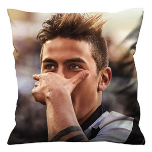 PAULO DYBALA MASK CELEBRATION Cushion Case Cover PAULO DYBALA MASK CELEBRATION Cushion Case Cover