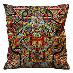 PSYCHEDELIC EYES ART Cushion Case Cover
