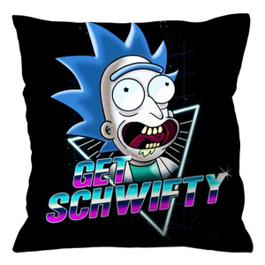 RICK AND MORTY GET SCHWIFTY Cushion Case Cover