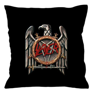 SLAYER METAL BAND LOGO CLASIC Cushion Case Cover SLAYER METAL BAND LOGO CLASIC Cushion Case Cover