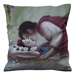 SNOW WHITE KISS Cushion Case Cover SNOW WHITE KISS Cushion Case Cover