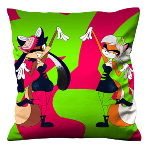 SPLATOON SQUID SISTER Cushion Case Cover SPLATOON SQUID SISTER Cushion Case Cover