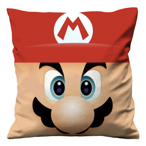 SUPER MARIO BROS FACE Cushion Case Cover