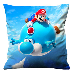 SUPER MARIO GALAXY BLUE Cushion Case Cover SUPER MARIO GALAXY BLUE Cushion Case Cover