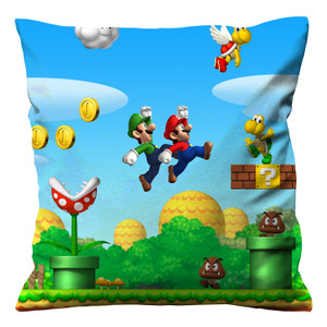 SUPER MARIO YOSHI LAND Cushion Case Cover