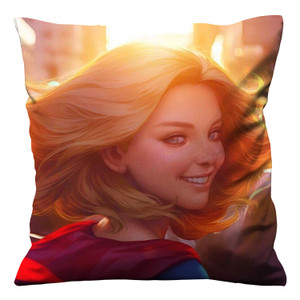 SUPERGIRL ANIME ART Cushion Case Cover