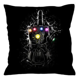 THANOS GLOVE MIDDLE FINGER Cushion Case Cover