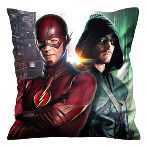 THE FLASH AND ARROW HEROES Cushion Case Cover THE FLASH AND ARROW HEROES Cushion Case Cover