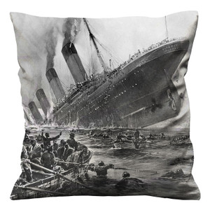 TITANIC WRECK ART Cushion Case Cover