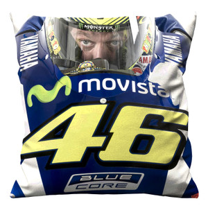 VALENTINO ROSSI 46 YAMAHA Cushion Case Cover VALENTINO ROSSI 46 YAMAHA Cushion Case Cover