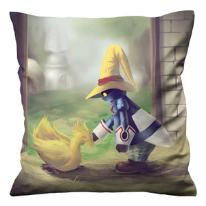 VIVI AND CHOCOBO FINAL FANTASY Cushion Case Cover VIVI AND CHOCOBO FINAL FANTASY Cushion Case Cover