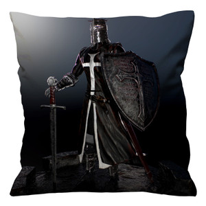 WARHAMMER BLACK TEMPLAR VLADIMIR SALEV Cushion Case Cover WARHAMMER BLACK TEMPLAR VLADIMIR SALEV Cushion Case Cover