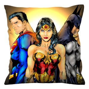 WONDER WOMAN BATMAN SUPERMAN Cushion Case Cover WONDER WOMAN BATMAN SUPERMAN Cushion Case Cover