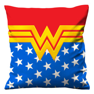 WONDER WOMAN LOGO RETRO Cushion Case Cover WONDER WOMAN LOGO RETRO Cushion Case Cover