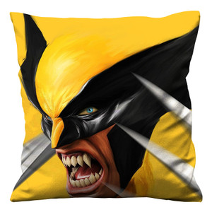 X WOLVERINE YELLOW REV Cushion Case Cover