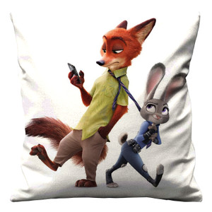 ZOOTOPIA NICK AND JUDY DISNEY Cushion Case Cover