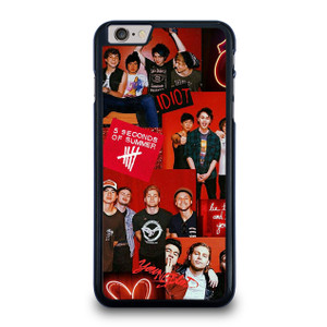 5 SECONDS OF SUMMER RED COLLAGE iPhone 6 / 6S Plus Case 5 SECONDS OF SUMMER RED COLLAGE iPhone 6 / 6S Plus Case