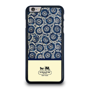 COACH NEW YORK BLUE FLORAL BATIK iPhone 6 / 6S Plus Case