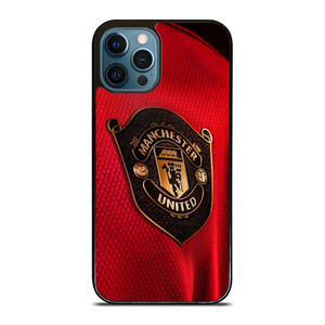 MANCHESTER UNITED LOGO JERSEY iPhone 12 Pro Max Case