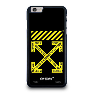 OFF WHITE LOGO YELLOW STRIPE iPhone 6 / 6S Plus Case OFF WHITE LOGO YELLOW STRIPE iPhone 6 / 6S Plus Case