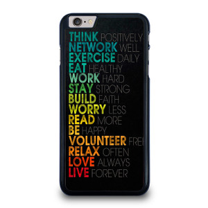 QUOTE INSPIRATIONAL THINK POSITIVELY iPhone 6 / 6S Plus Case