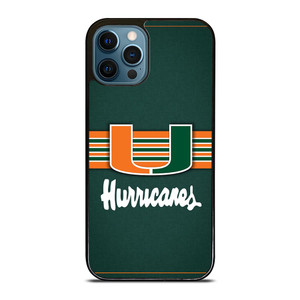 MIAMI HURRICANES LOGO iPhone 12 Pro Max Case MIAMI HURRICANES LOGO iPhone 12 Pro Max Case