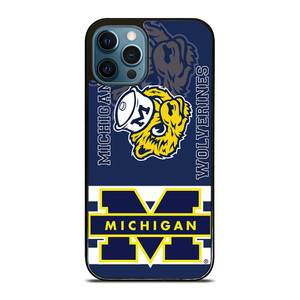 MICHIGAN WOLVERINES 6 iPhone 12 Pro Max Case MICHIGAN WOLVERINES 6 iPhone 12 Pro Max Case