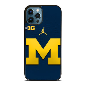 MICHIGAN WOLVERINES BLUE LOGO iPhone 12 Pro Max Case MICHIGAN WOLVERINES BLUE LOGO iPhone 12 Pro Max Case