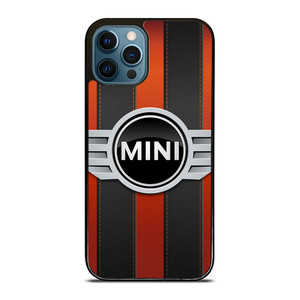 MINI COPER LOGO BLACK RED STRIPES iPhone 12 Pro Max Case MINI COPER LOGO BLACK RED STRIPES iPhone 12 Pro Max Case