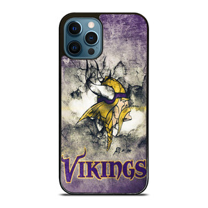 MINNESOTA VIKINGS GRUNGE LOGO iPhone 12 Pro Max Case