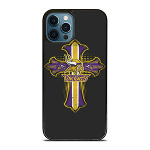 MINNESOTA VIKINGS LOGO CROSS iPhone 12 Pro Max Case