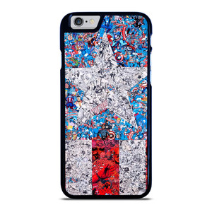 CAPTAIN AMERICA MARVEL COLLAGES iPhone 6 / 6S Case CAPTAIN AMERICA MARVEL COLLAGES iPhone 6 / 6S Case