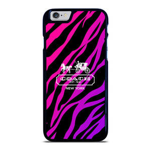 COACH NEW YORK BLACK VIOLET iPhone 6 / 6S Case COACH NEW YORK BLACK VIOLET iPhone 6 / 6S Case