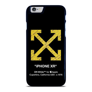 OFF WHITE YELLOW LOGO X APPLE iPhone 6 / 6S Case