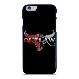 OUTLAW LOGO RED SILVER METAL iPhone 6 / 6S Case