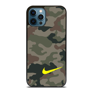 NIKE LOGO CAMO ARMY iPhone 12 Pro Max Case NIKE LOGO CAMO ARMY iPhone 12 Pro Max Case