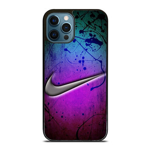NIKE LOGO GREEN VIOLET iPhone 12 Pro Max Case NIKE LOGO GREEN VIOLET iPhone 12 Pro Max Case