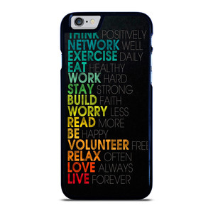 QUOTE INSPIRATIONAL THINK POSITIVELY iPhone 6 / 6S Case