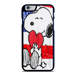 SNOOPY HEARTS AMERICA GIRLS PEANUTS iPhone 6 / 6S Case