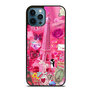 PINK PARIS CUTE iPhone 12 Pro Max Case PINK PARIS CUTE iPhone 12 Pro Max Case