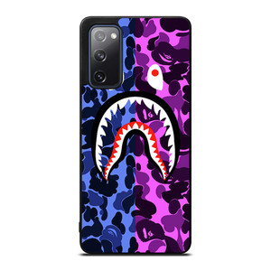 BAPE SHARK LOGO BLUE VIOLET Samsung Galaxy S20 FE Case BAPE SHARK LOGO BLUE VIOLET Samsung Galaxy S20 FE Case