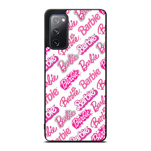 BARBIE TYPOGRAPHY PATTERN Samsung Galaxy S20 FE Case BARBIE TYPOGRAPHY PATTERN Samsung Galaxy S20 FE Case