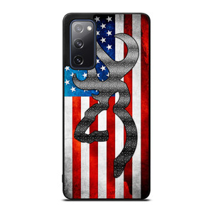 BROWNING CAMO AMERICAN FLAG Samsung Galaxy S20 FE Case BROWNING CAMO AMERICAN FLAG Samsung Galaxy S20 FE Case