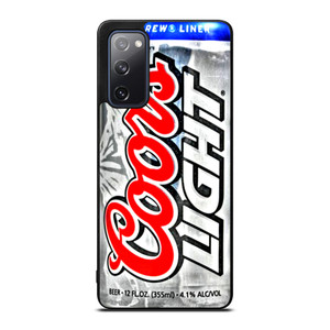 COORS LIGHT BEER 5 Samsung Galaxy S20 FE Case COORS LIGHT BEER 5 Samsung Galaxy S20 FE Case