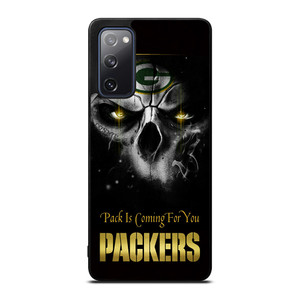 GREEN BAY PACKERS SKULL Samsung Galaxy S20 FE Case GREEN BAY PACKERS SKULL Samsung Galaxy S20 FE Case