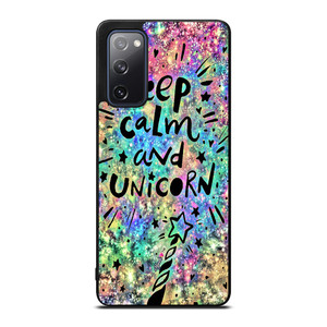 KEEP CALM AND UNICORN Samsung Galaxy S20 FE Case