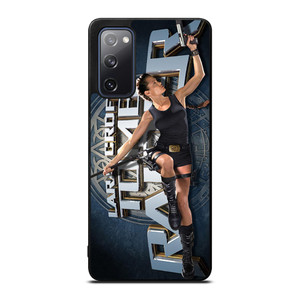 LARA CROFT TOMB RAIDER iPhone XR Plastic Black Samsung Galaxy S20 FE Case
