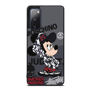 MICKEY MOUSE CAMO X MOSCHINO X STUSSY Samsung Galaxy S20 FE Case MICKEY MOUSE CAMO X MOSCHINO X STUSSY Samsung Galaxy S20 FE Case
